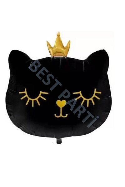 RÖNESANS PARTİ Black Cat Foil Balloon - 70 cm