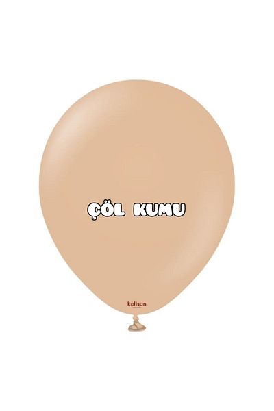 asöy Kalisan Retro Desert 10 Pieces Retro Pastel Matte Balloon 12inch 30cm