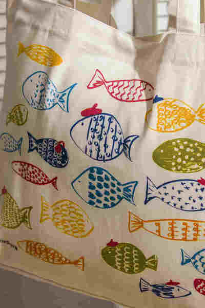 petit pure Goran Canvas Gusseted Cloth Bag, Beach Bag, Shoulder Bag