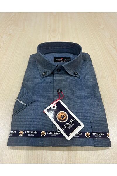 ESPERANZA Patterned Short Sleeve Men's Shirt