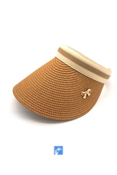 Kardelen Butik Denizli Pălărie de soare din paie anti-UV (57-58 cm)