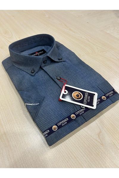 ESPERANZA Patterned Short Sleeve Men's Shirt