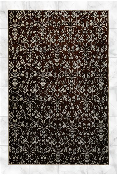 Rugs Modern Halı سجادة زخرفية عتيقة ذات طابع بني تقليدي بنمط عرقي 5240