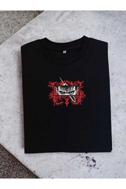 FAUNION Berserk Anime-manga Nakışlı Unisex Unisex T-shirt