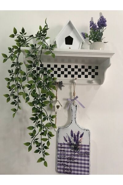 FK Home Decor Ahşap Lavanta tasarımlı pano