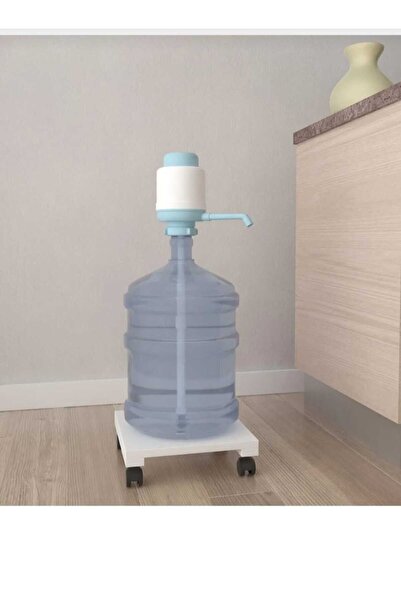 Antik Dekor Tekerlekli damacana altlığı