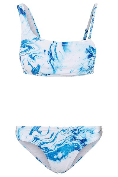 Urban Classics Damen Ladies Asymmetric Tank Top Bikini