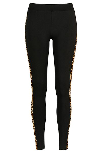 Urban Classics Damen Leggings mit seitlichem Streifenmuster