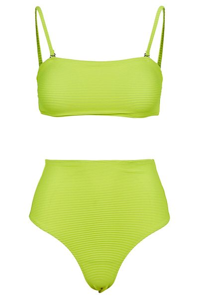 Urban Classics Damen Ladies High Waist Bandeau Bikini