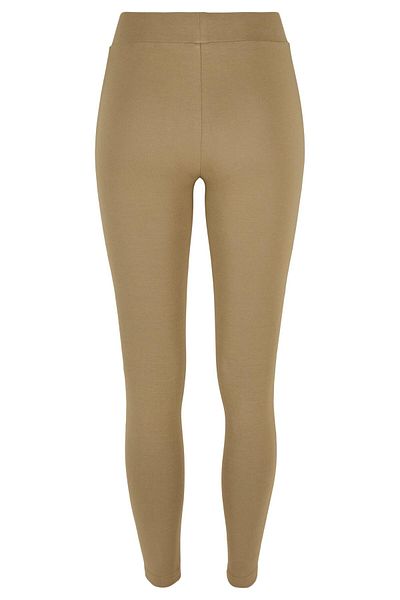 Urban Classics Damen Leggings mit Spitzeneinsatz