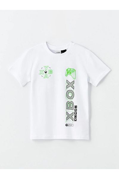 LC Waikiki Koszulka dla chłopców z nadrukiem Xbox - LCW Kids z okrągłym dekoltem