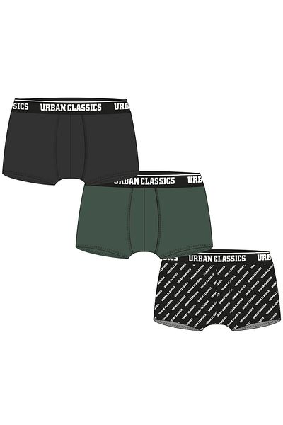 Urban Classics Herren Boxershorts 3er-Pack