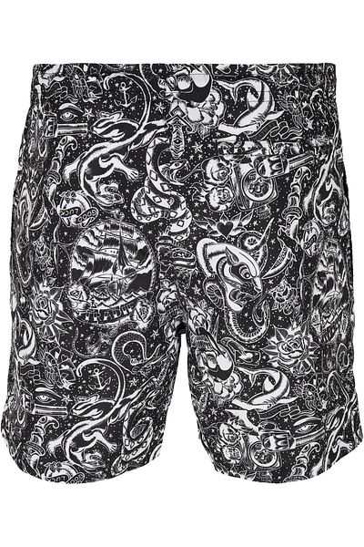 Urban Classics Herren Pattern Swim Shorts