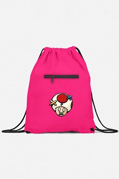 herotasarım Αθλητικό σακίδιο πλάτης Super Mario - Mushroom bll4511