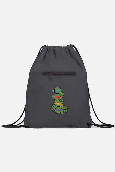herotasarım Αθλητικό σακίδιο πλάτης Ninja Bll4460 Model - Turtles