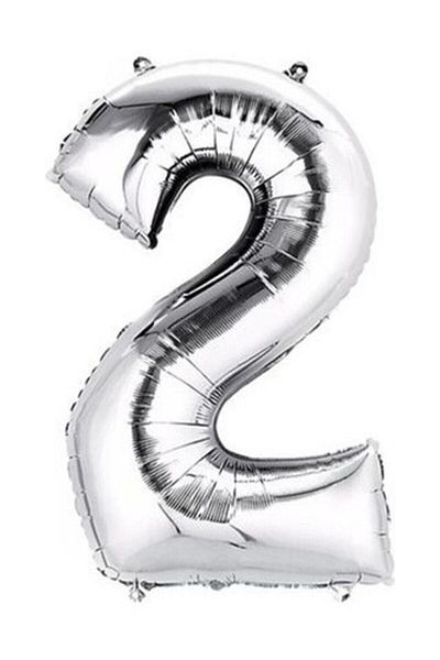 DÜVENCİ TİCARET Foil 2 Number Balloon
