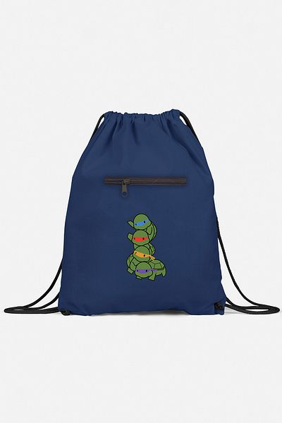 herotasarım Αθλητικό σακίδιο πλάτης Ninja Bll4460 Model - Turtles