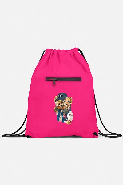 herotasarım Σακίδιο πλάτης αθλητικού στυλ Teddy Bear - bll4489