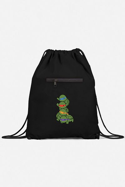 herotasarım Αθλητικό σακίδιο πλάτης Ninja Bll4460 Model - Turtles