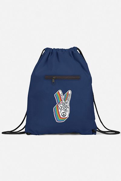 herotasarım Αθλητικό σακίδιο πλάτης Peace Bll4527 Model
