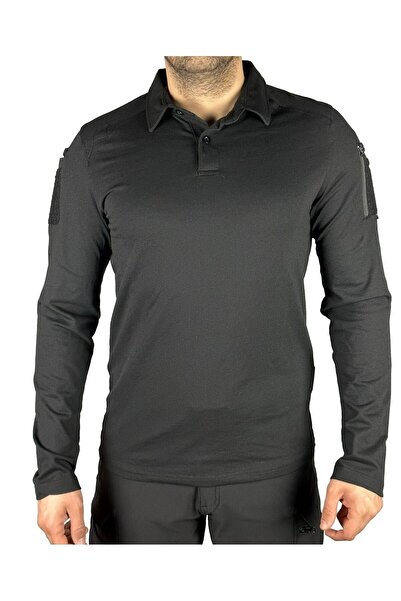 Akıncılar Outdoor Akn Polo Collar Collar Long Sleeve Tactical Sweatshirt