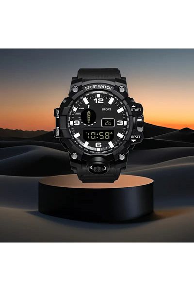 POEDAGAR Multifunctional Waterproof Digital Sports Clock
