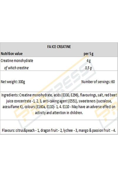 Fa ICE Creatine 300 g
