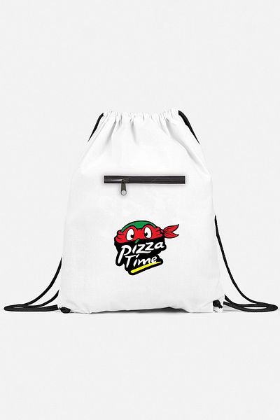 herotasarım Αθλητικό σακίδιο πλάτης Pizza Time - Μοντέλο BLL4474