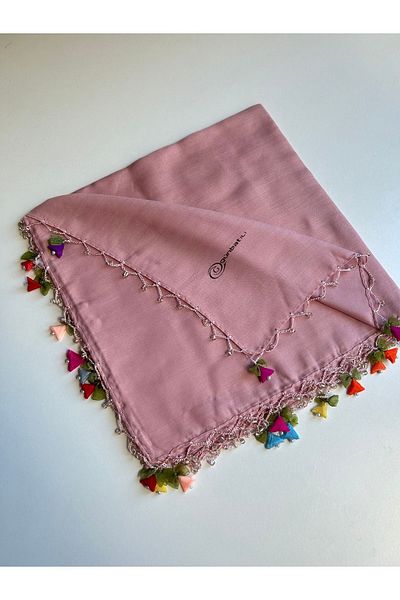 TREND Handcrafted writing edge beaded cheesecloth dowry pocketing daily