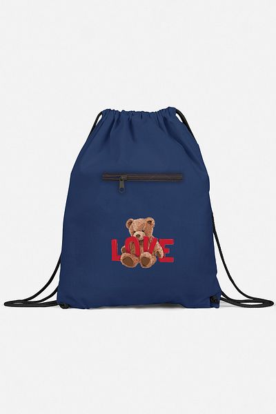 herotasarım Αθλητικό σακίδιο πλάτης Teddy Bear Love - BLL4488