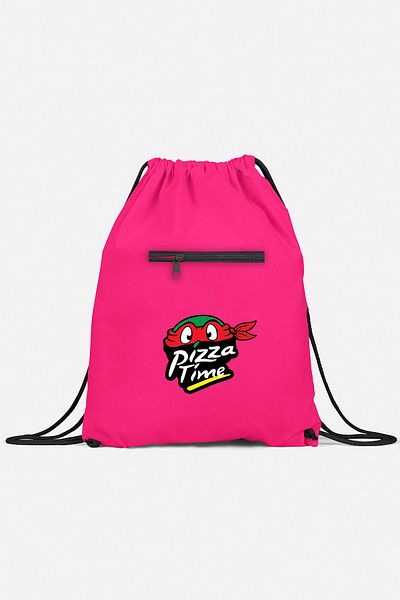 herotasarım Αθλητικό σακίδιο πλάτης Pizza Time - Μοντέλο BLL4474