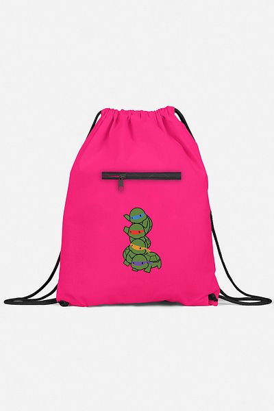 herotasarım Αθλητικό σακίδιο πλάτης Ninja Bll4460 Model - Turtles
