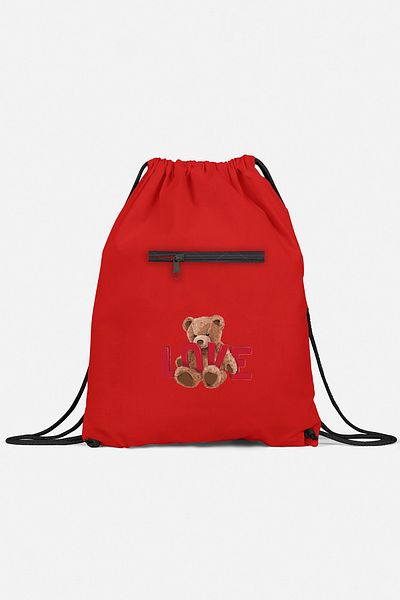 herotasarım Αθλητικό σακίδιο πλάτης Teddy Bear Love - BLL4488