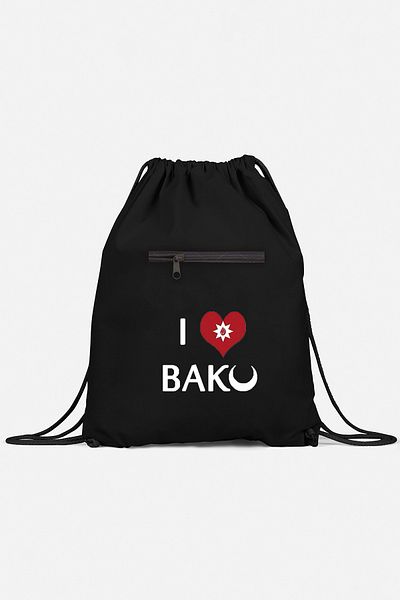 herotasarım Αθλητικό σακίδιο πλάτης Baku - i Love Baku bll4597