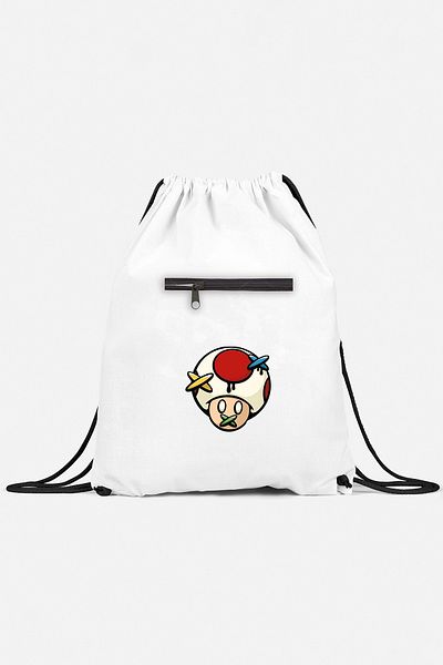 herotasarım Super Mario Sports Backpack - Mushroom bll4511