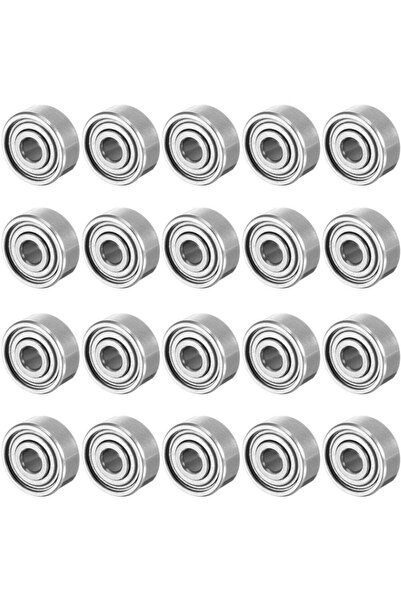 Dünya Magnet 623zz Rulman, 20 Adet, Metal Mühürlü Minyatür Bilya, (3X10X4 MM)...