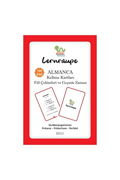 Lernraupe - Almanca Kelime Kartları Fiil Çekimleri Ve Geçmiş Zaman
