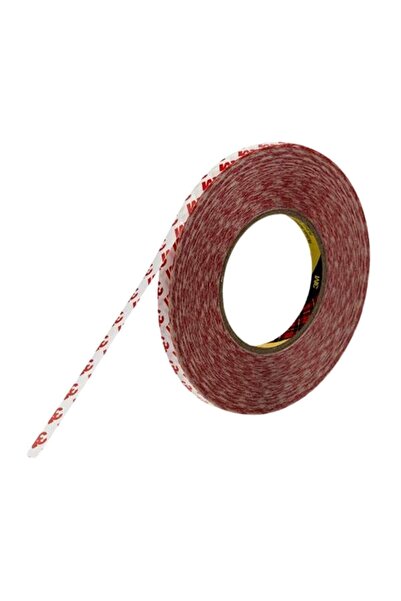 Dünya Magnet 3m Çift Taraflı Bant, Led Şerit Yapıştırma Bandı, Akrilik Ince Bant, (EN: 10 MM X BOY: 10 METRE)