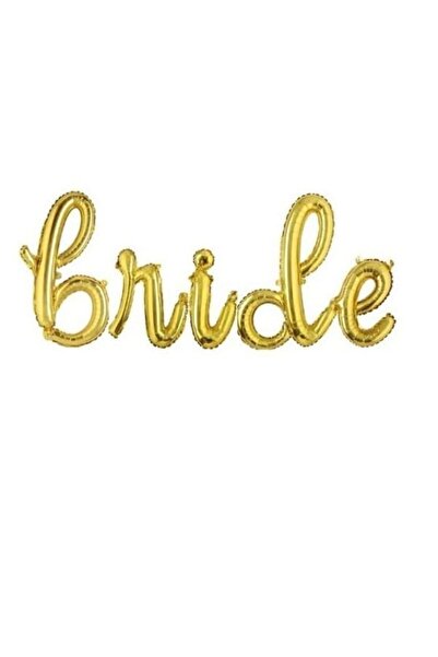 demontecraft Bride yazılı folyo balon 18 inç hava yada helyum ile