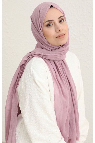 Mides scarf Σάλι λιλά μπαμπού κράσ