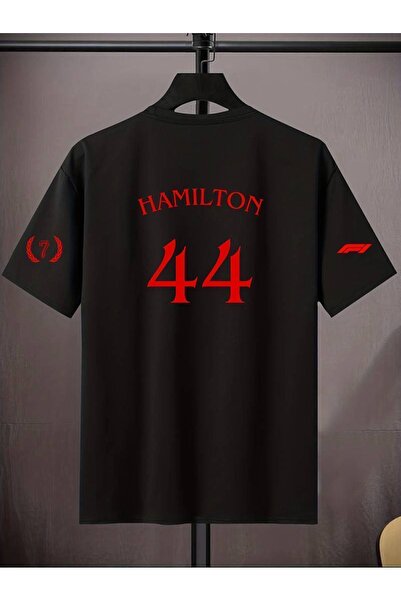 l'eivor Sir Lewis Hamilton Forma Özel Tasarım 7 Şampiyonluk Baskılı Unisex T-...