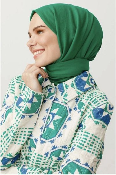Mides scarf Μπαμπού Kraş Σάλι Μοντέλο-benetton Green
