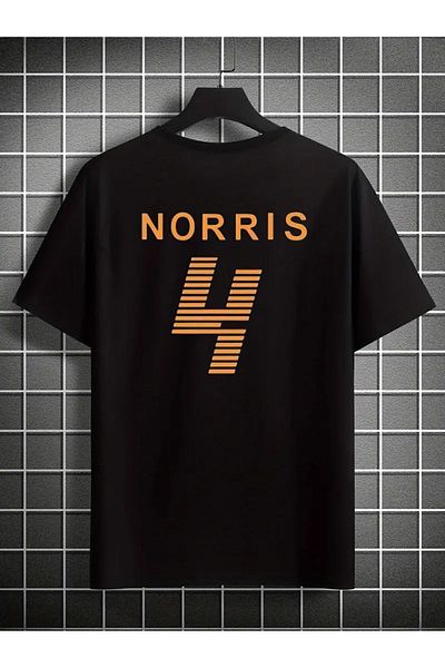 LEIVOR Βαμβακερό μπλουζάκι με στάμπα Lando Norris