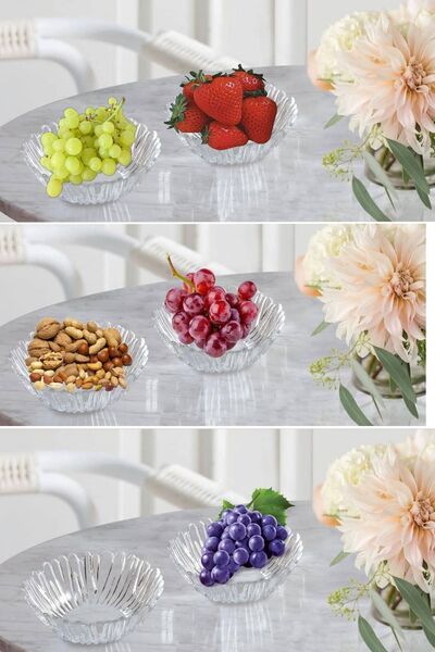 KAVEH Gülümseten Avm 6-Piece Glass Snack Bowl Serving Set