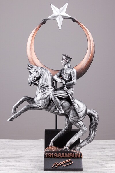 Gift Garden Dekoratif Atatürk At üzerinde Ayyıldız biblo Samsun Hatırası