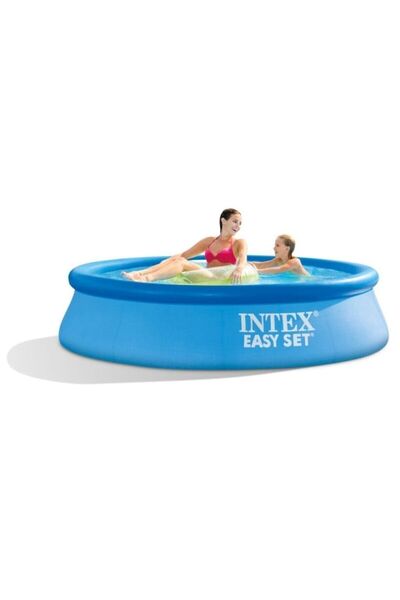 Intex 28106 Easy Kolay Kurulum Şişme Havuz 244 X 61 Cm Ve Pompa Garantili