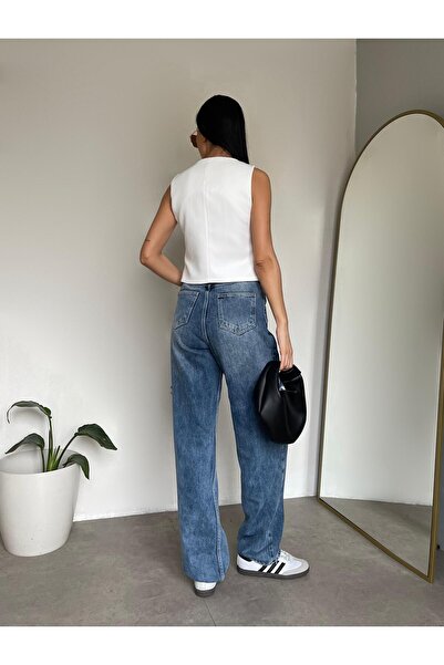 ALBATROS BUTİK V-Neck Double Fabric Women's Aerobin Vest