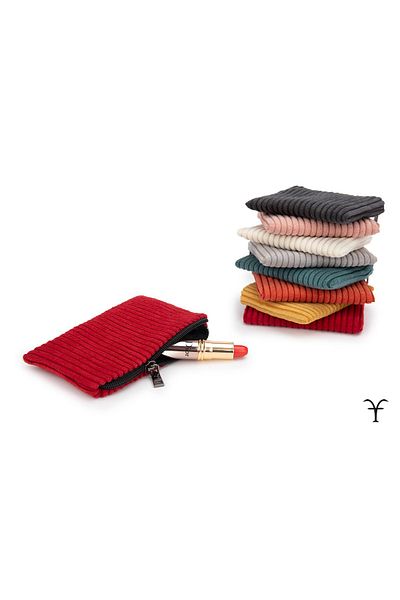 Aftaries Stylish Handmade Corduroy Hand Wallet, Coin Purse