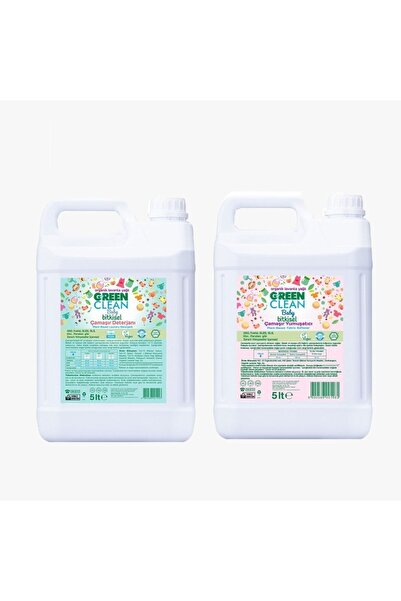 Genel Markalar Baby Çamaşır Deterjanı Ve Çamaşır Yumuşatıcı 2' Li Set 5 L