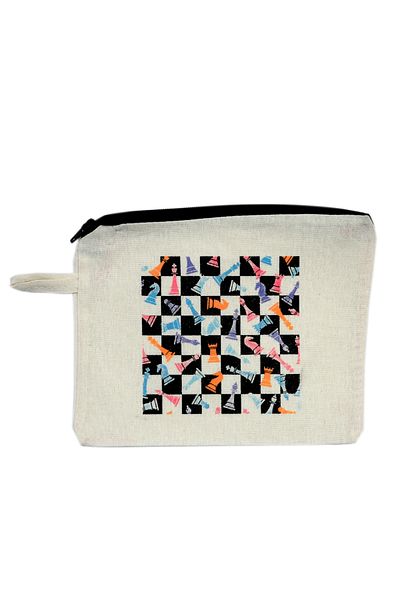 DSECHESS Chess Pen Holder and Wallet Set with Stones